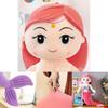 Adorable Mermaid Stuffed Plush Doll Soft Toy Perfect For Girls Birthday Gifts