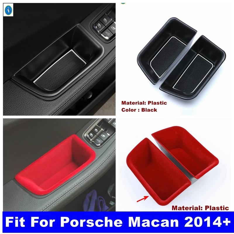 Per Porsche Macan 2014- Organizer per Auto Scatola Portaoggetti Maniglia Porta Protezione Bracciolo Porta Anteriore Posteriore Porta Chiavi Telefono Accessori