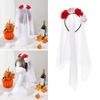 Stylish Headbands Beautiful Halloween Headdress Ornament Stylish Rose Headpiece for Party Dress Up