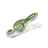 Härlig plastmusikboksida Musiknotform Klämma Treble Clef Bookmark