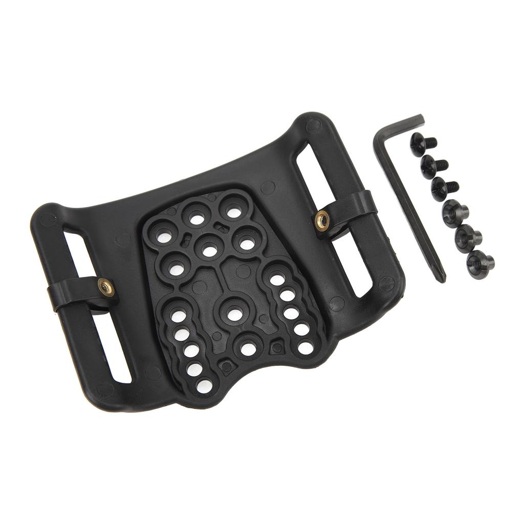 Adaptér pro rychlé uvolnění opasku Černý Volně nastavitelný Nylon Více otvorů Široce používaný Adaptér na bederní pás