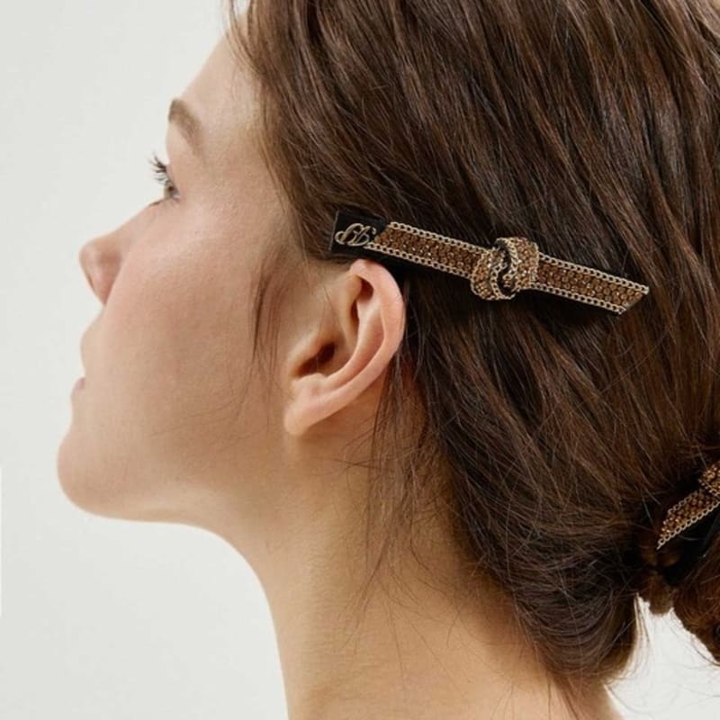 

Jean Paul Clarisse twist-up side clip JC014SL black