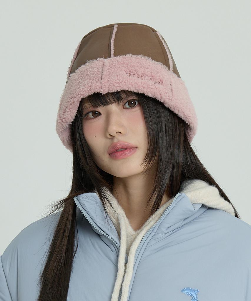 WAIKEI Artificial Mustang Bucket Hat Brown
