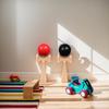 Set of 2 Wooden Kendama for Kendama and Kendama and Kendamas, Classes, Practice, Competitions, Children's (Red Black)