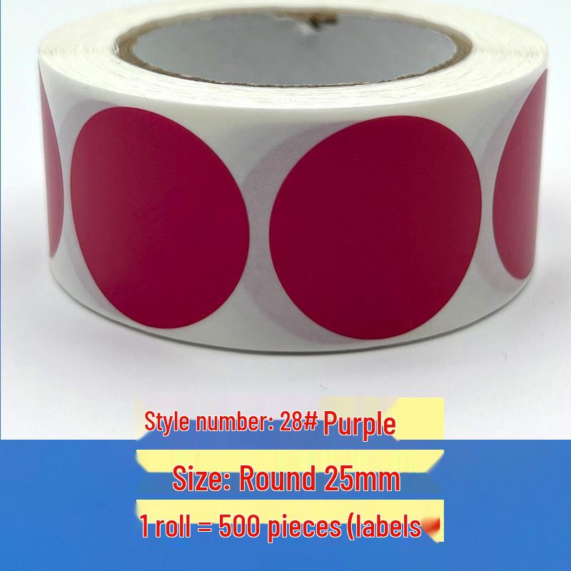 Adesivi Rotondi Colorati Autoadesivi da 2,5 cm per Segnaletica e Graffiti su Buste
