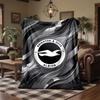 Brighton & Hove Albion Football Print Flannel Blanket Soft Warm Sofa Bed Throw Blanket For Home Office Bedroom