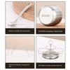 3/4Pcs with Lid Rotating Seasoning Jars Set 304 Stainless Steel Kitchen Spice Container  Gadget