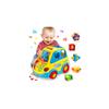 CAEGALKIMY Babyspielzeug für 1-jährige Jungen Mädchen Krabbelauto Formsortierer Spielzeug 6 12 18 Monate Früherziehung Spielzeug mit Musiklicht für den 1. Geburtstag