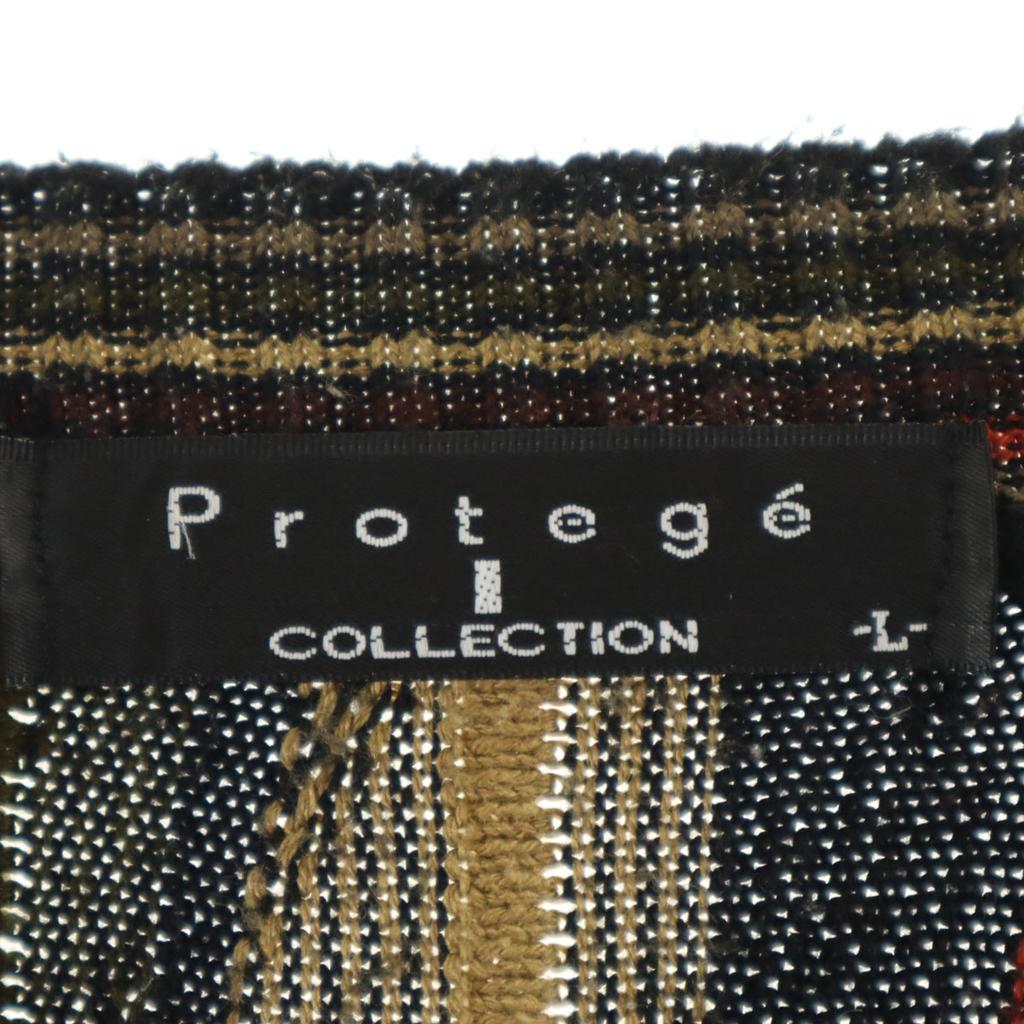 Protoge COLLECTION 90s Made In USA Old Long Sleeve 3D Knit L Sweater Men's Used