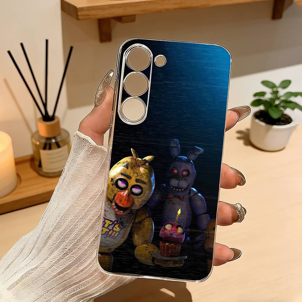 Five N-Nights At F-Freddys Fnaf Phone Case For Samsung Galaxy A71,A70,A52,A51,A40,A30 Transparent Cover