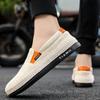 Hot Sale Men's Loafers Linen Breathable Casual Flats Shoes Men Espadrilles Slip-on Canvas Shoes Man Fisherman Driving Footwear