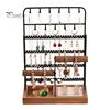 Decorative Jewelry Stand Rack Large Capacity Multi Tiers Stable Base Earrings Rings Necklaces Modern Organizer Bracelets Display Holder Shop Showcase