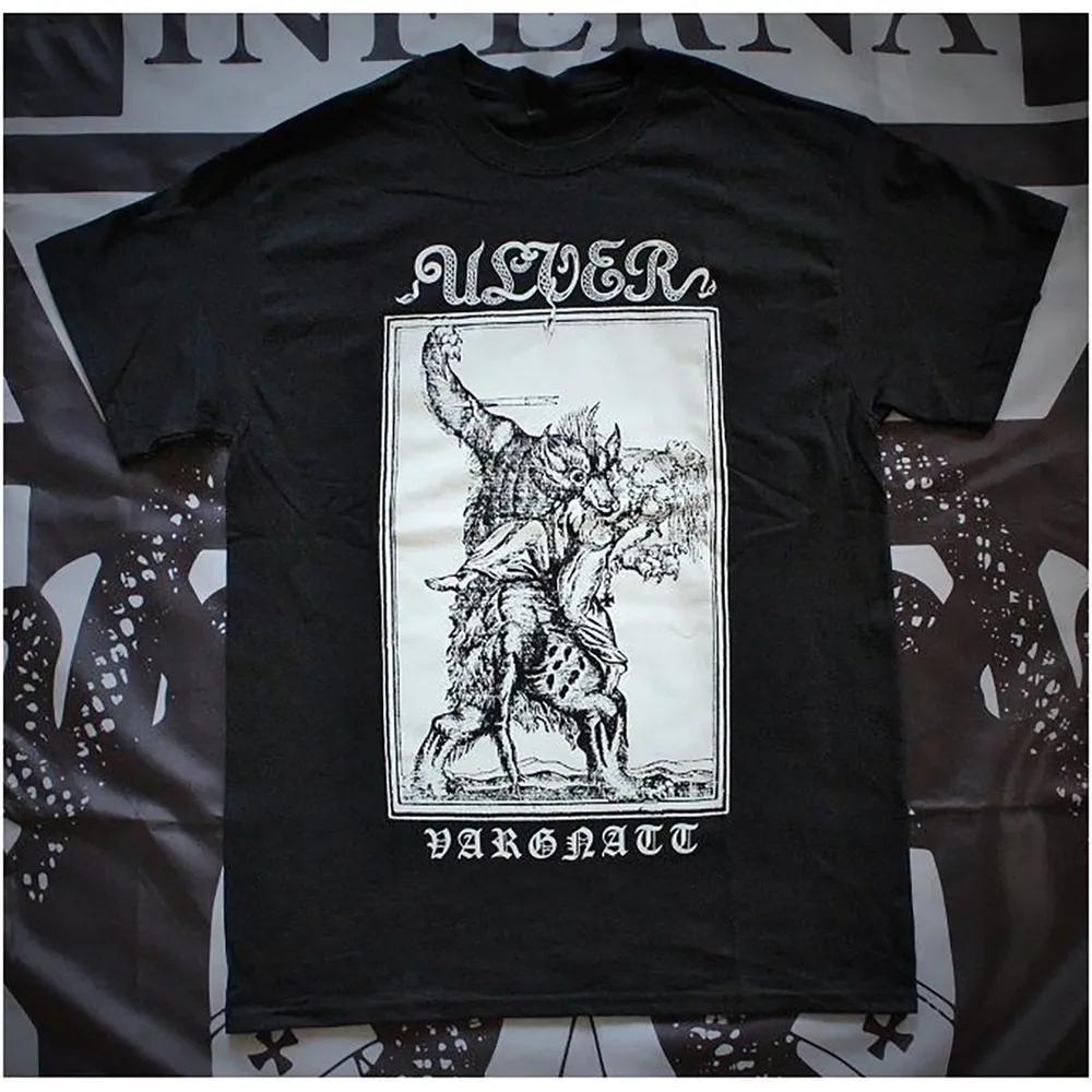 Unisex Short Sleeve Crew Neck Cotton T Shirt Rare Collection Ulver Band M