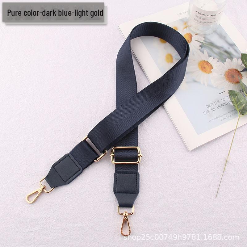 Adjustable Black Shoulder Strap for Bags - Unisex Replacement Strap Accessory