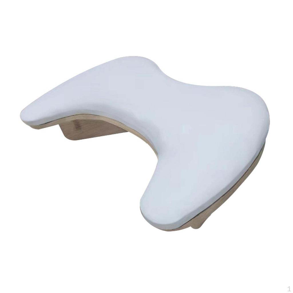 PU Leather U Shape Arm Rest Nail Hand Pillow Detachable Stand Portable for