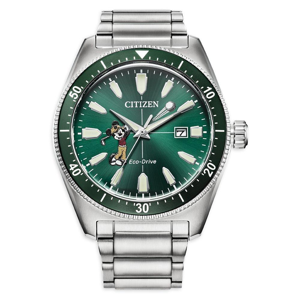 

Citizen Гольф-годинник Mickey Mouse із нержавіючої сталі Eco Drive для дорослих від Citizen