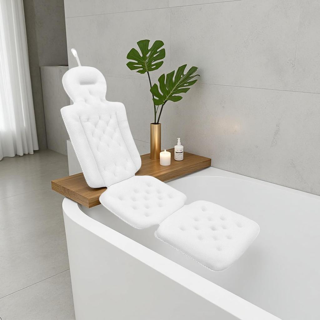 Bath pillow, bath massage pillow