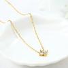 Four-leaf Clover Bracelet Necklace and Earring Set for Women Colorfast Jewelry