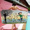 G-Gaston Lagaffe Anime Bath Towel Microfiber Soft Water Absorbing Breathable For Girl Kids Decorative Cartoon Beach Towel