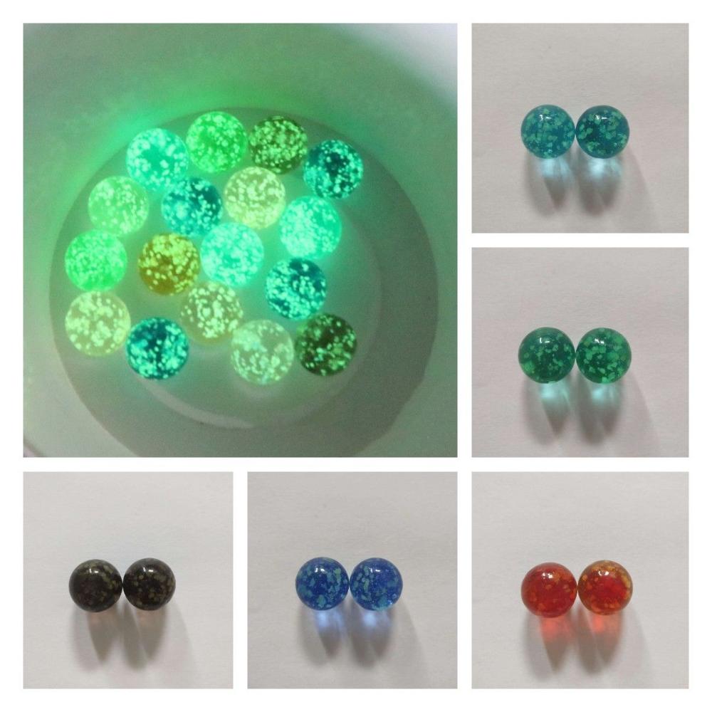 Ball Marble Run Fish Tank Decor Small Marbles Glass Marbles Pinball Machine Luminous Glass Ball