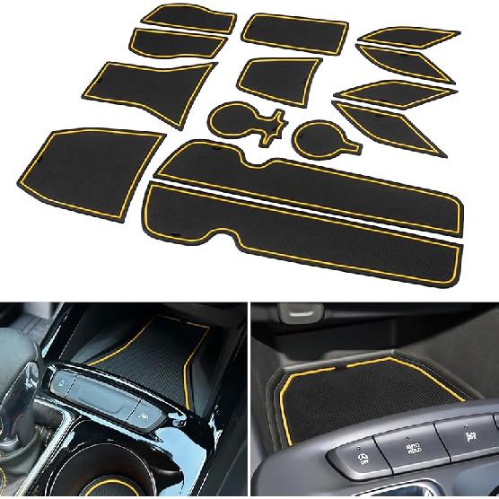 For 2024 2025 2026 Chevy Trax Accessories - For 2024 2025 2026 Chevrolet Trax (LS,1RS,LT,2RS,ACTIV) Cup Holder Erts Door Slot Mat Compartment Center