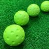 Silent Pickleball Balls Quiet Foam Pickleballs Practice Balls with Exact Real Ball Bounce Soft PU Pickleball Ball for Indoor Use