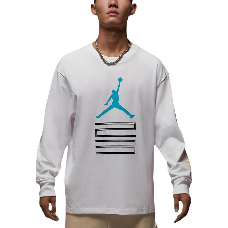 Jordan AS M J BRK AJ11 GFX LS Crew Soft Round Neck Pullover Long Sleeve T-Shirt Men tops IM6508100
