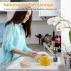 6 PCS Natural Loofah Dish Sponge,2.3 * 4,3 Inches Loofah Kitchen Sponge,Eco Sponges Kitchen,Natural Sponges for Dishes,No Damage Tableware