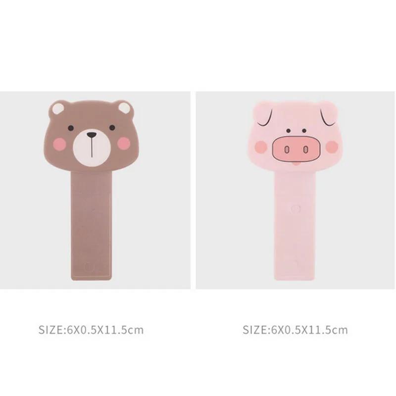 Strong Construction Toilet Lid Handle Easy To Install PP One Hand Operation Cartoon Seat Cover Lifter Household Supplies