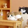 Limited Edition Mini Cartoon Kitten Figurine - Adorable Collectible Pet Cat