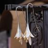 Evening Party Vintage Flower Dangle Women Ear Hook Earrings Jewelry Gift