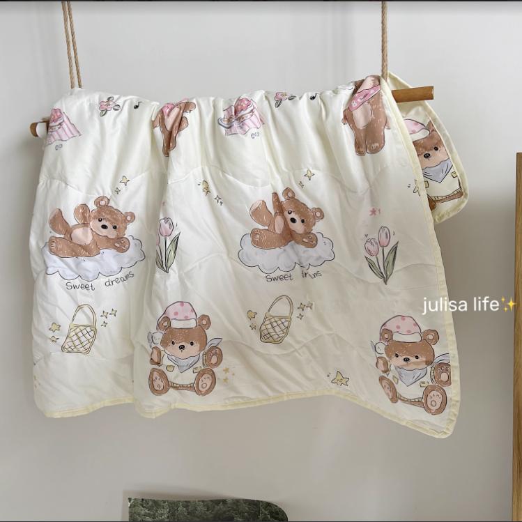 

Одеяла Лето Кондиционер Удобный Дышащий Сон Бытовой Офис Спальня Модный Благоприятный для кожи Милый Печатный Современный 105x145cm