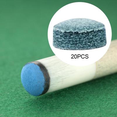 20 Pieces Billiards Cue Tips Pool Accessories Replacement Repair Tools for Repairing Outdoor