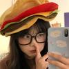 Fashionable Cute Versatile Funny Burger Hat Party Casual Personalized Hat