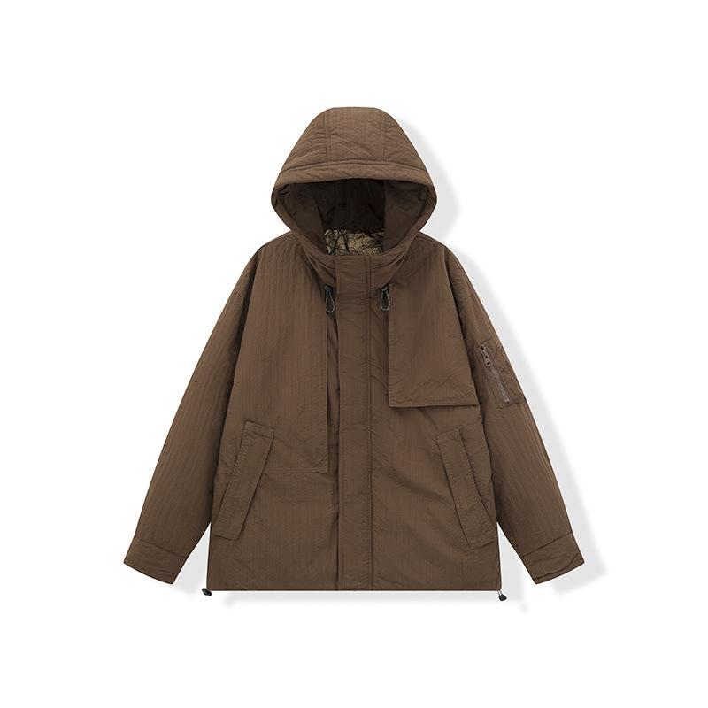 

Уличная пуховая куртка, рабочая, горнолыжная, пух белой утки, мужская и женская одежда, куртка с капюшоном для пары S