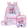 JYL Laptop bag,Stitch Backpack Set School Bag Lunch Bag Handheld Pencil Case For Kids