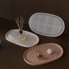Silicone Crafting Mold Oval Shape Trays Moulds Jewelry Making Tool Artistic Tray Molds Suitable for Home and Parties
