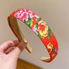 Wide Headband for Halloween Creative Scrunchie Floral Hair Tie Birthday Gifts