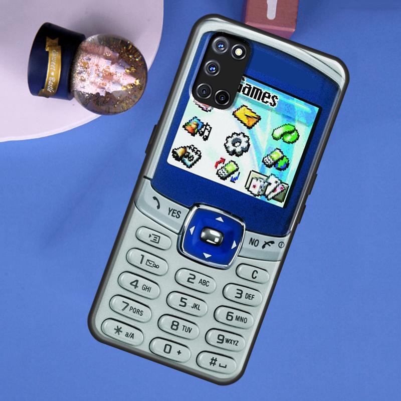 Retro Mobile Phone Phone Case For Oppo A80 A40 A60 A16 A76 A96 A91 A15 A17 A74 A94 A54 A57S A18 A38 A58 A98 A78