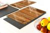 PIANO PROTETTIVO IN VETRO PER CUCINA 65x52 LEGNO