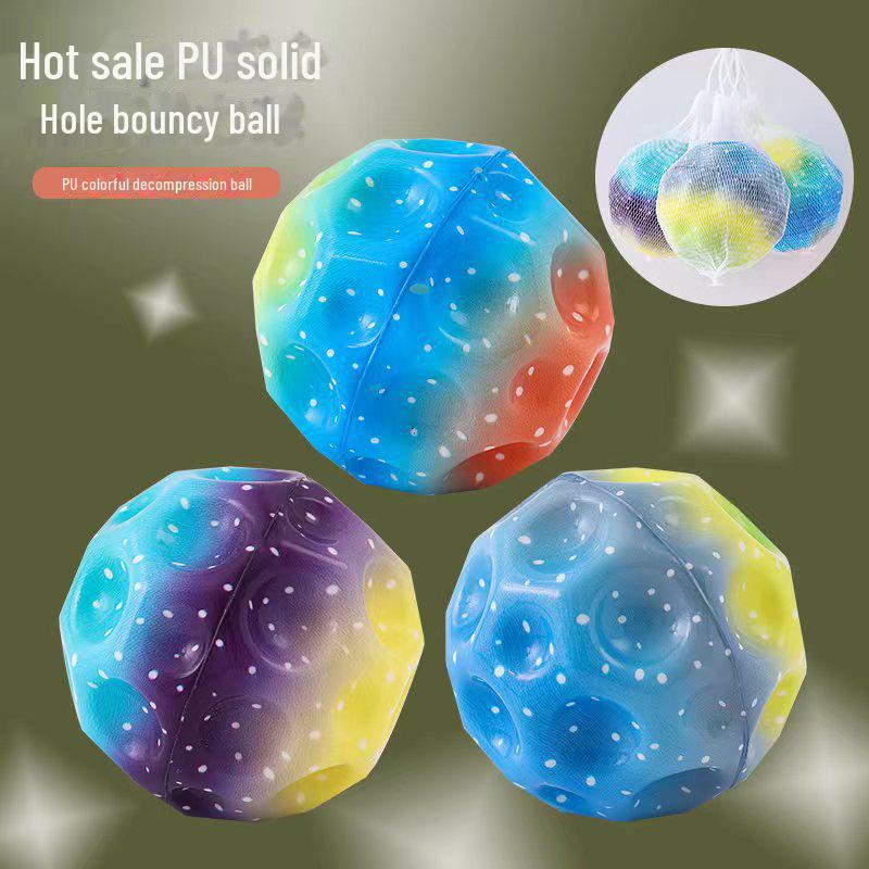 Super Bouncy PU Ball: Outdoor Leisure Toy for Student Stress Relief