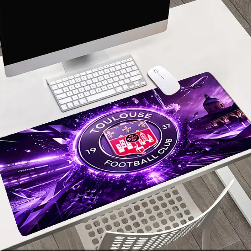 Toul-ouse Crest Design Mouse pad Office Desk Mat, Gaming Mouse Pad Mousepad, keyboard pad,Heavy-Duty Non-Slip Rubber Backing, Gift