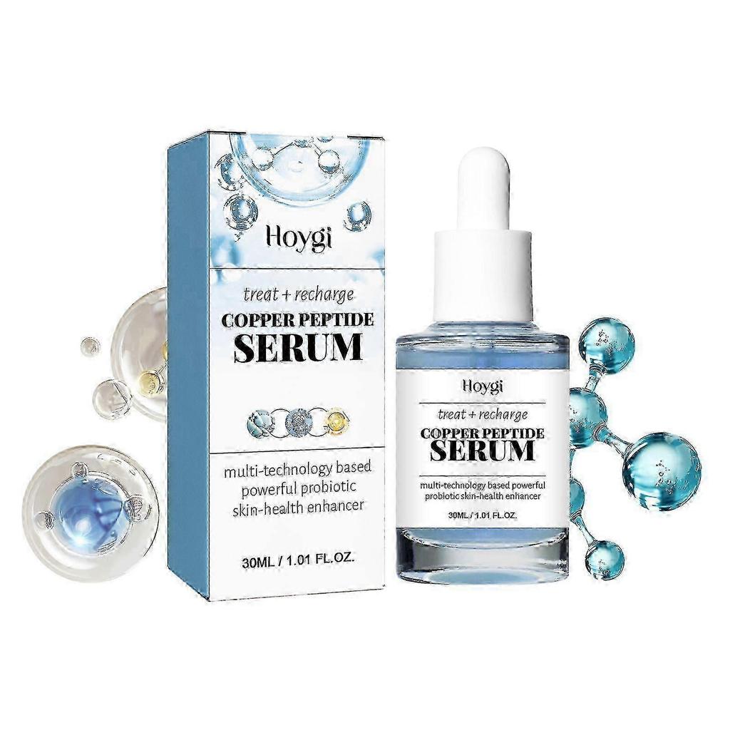 Revitalizing Copper Peptides Serum for Anti-Aging, Pore Tightening & Skin Brightening Hydrating, Firming & Dull Skin Repair Essence