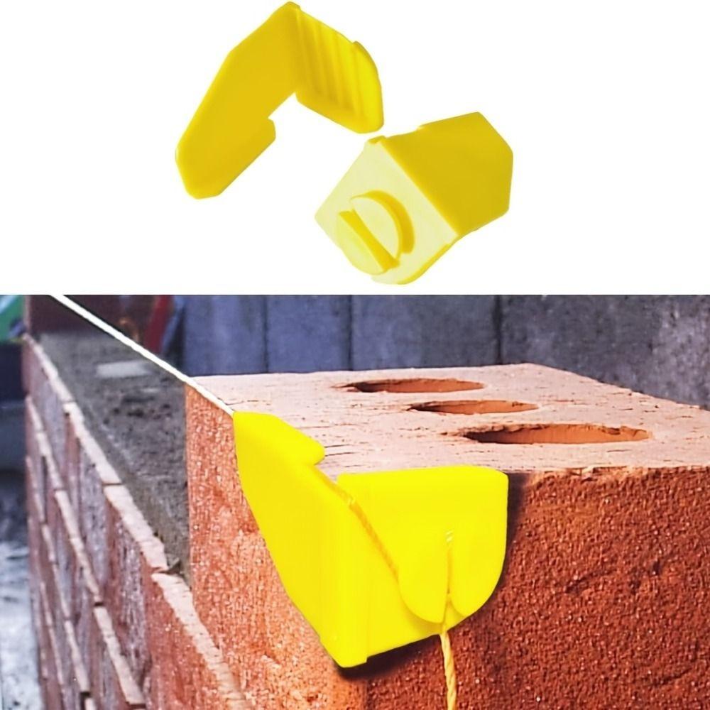 2Pcs Plastic Builders Line Anchor Reusable Masonry Tool Brick Line Anchor  Masonry Work