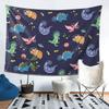 Dinosaur Dinosaurs In Space Tapestry Wall Hanging Aesthetic Home Decoration Tapestries for Dorm Room