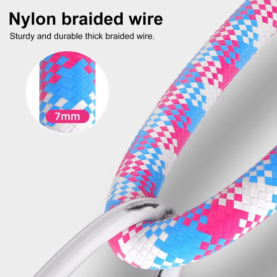 C to C 240W Charging Cable 2-in-1 Cell Phone Lanyard Wearable Bracelet Portable 5A Fast Charging USB-C Data Cable for Smartphones Tablets Laptops