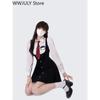Korean Fashion Fake Two Dress Long Sleeve 2022 Summer Design Casual Elegant Mini Dress Woman Beach Slim Short Party Dress Chic