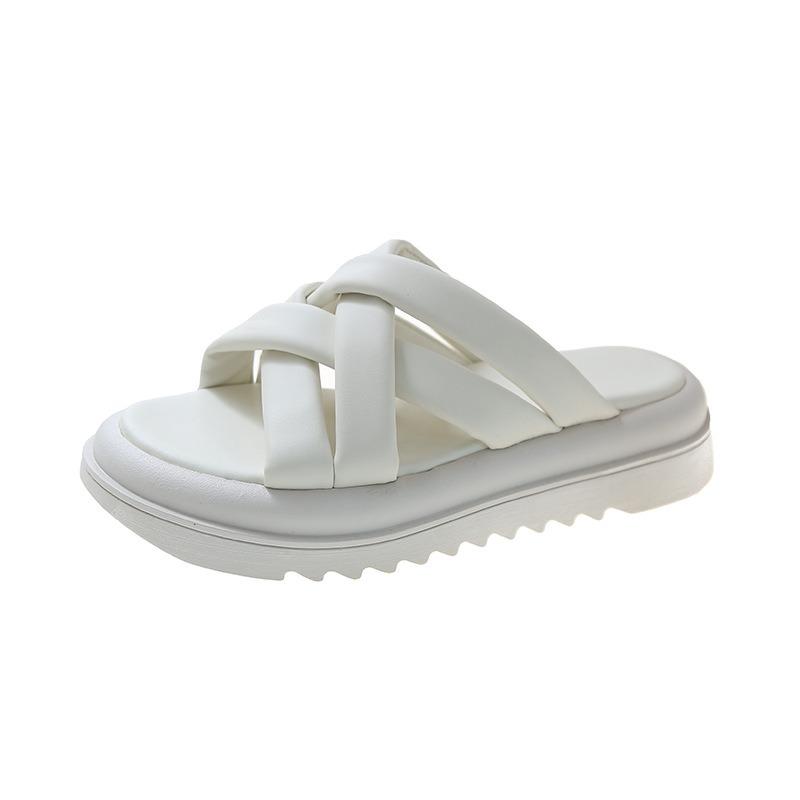 

Летние новые римские женские туфли на платформе, повседневные женские тапочки 40