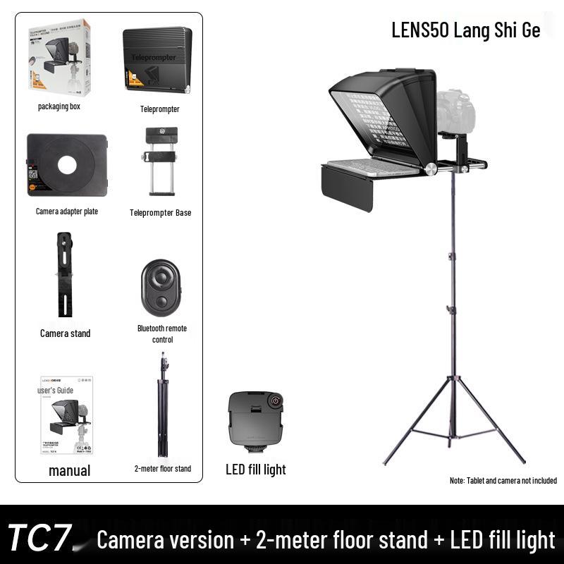 Second Generation TC7 Mobile Phone & Tablet Teleprompter - Portable, Large Screen-Compatible