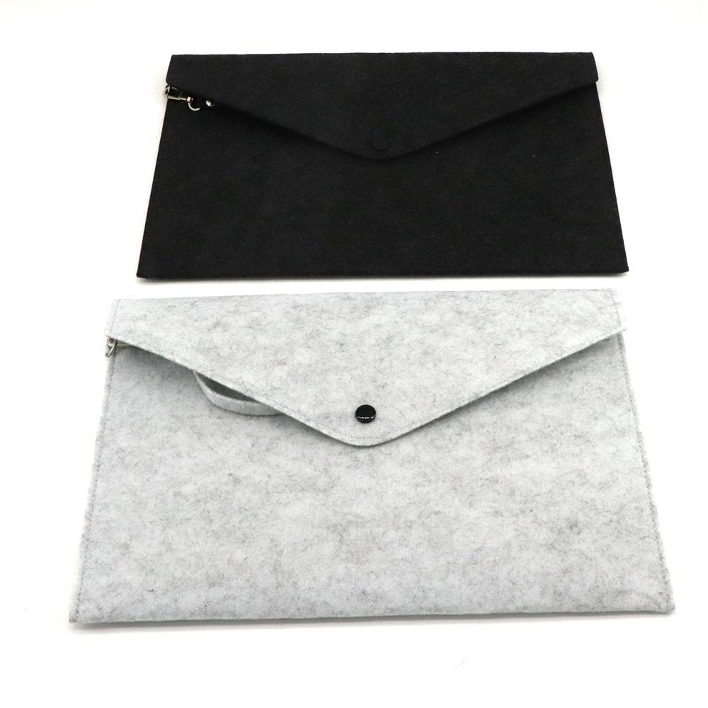 Stationery Briefcase Large Capacity A4 File folders Felt File Bag Felt Folder Filing Documents